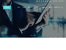 Tablet Screenshot of enterprisestrategies.com